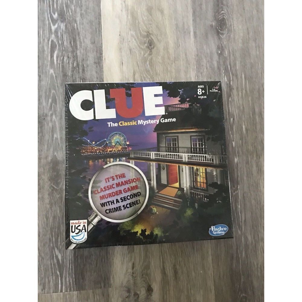 *Clue - The Classic Mystery Game by Hasbro Gaming NEW SEALED